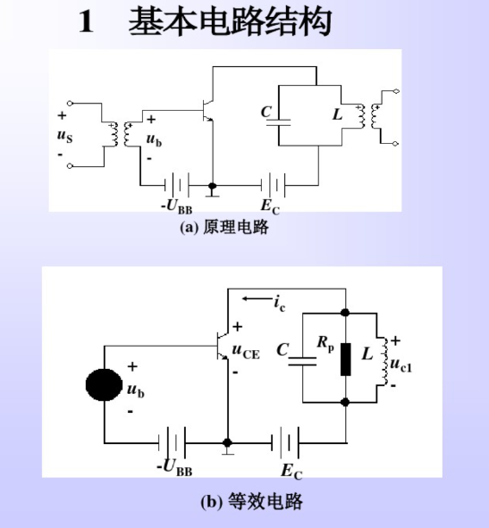 功率放大器的工作電路 功率放大器的工作電路
