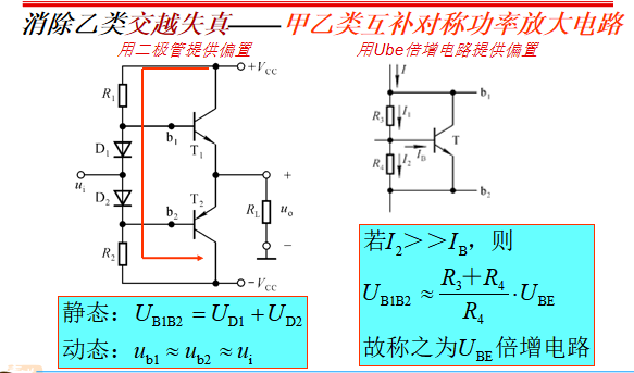 甲乙類功率放大器 甲乙類功率放大器